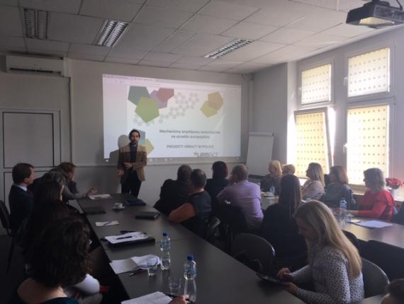 spotkanie uczestników projektu, prezentacja